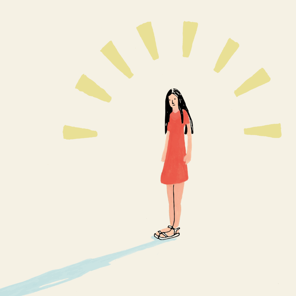 10. Estoy aquí con una chica